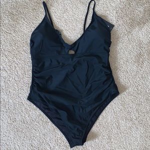 Tummy Control Black Swimsuit